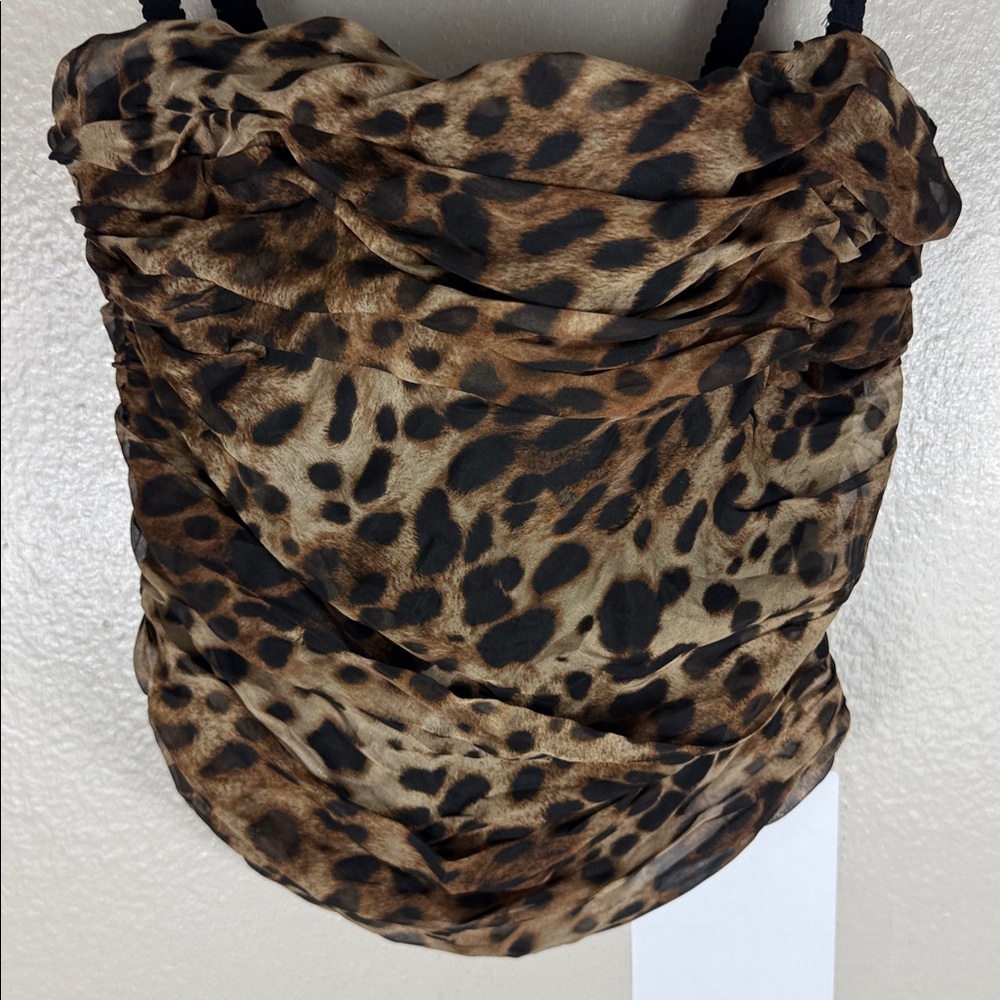 SKIMS x Dolce & Gabbana Leopard Romance Corset - Picture 7 of 7